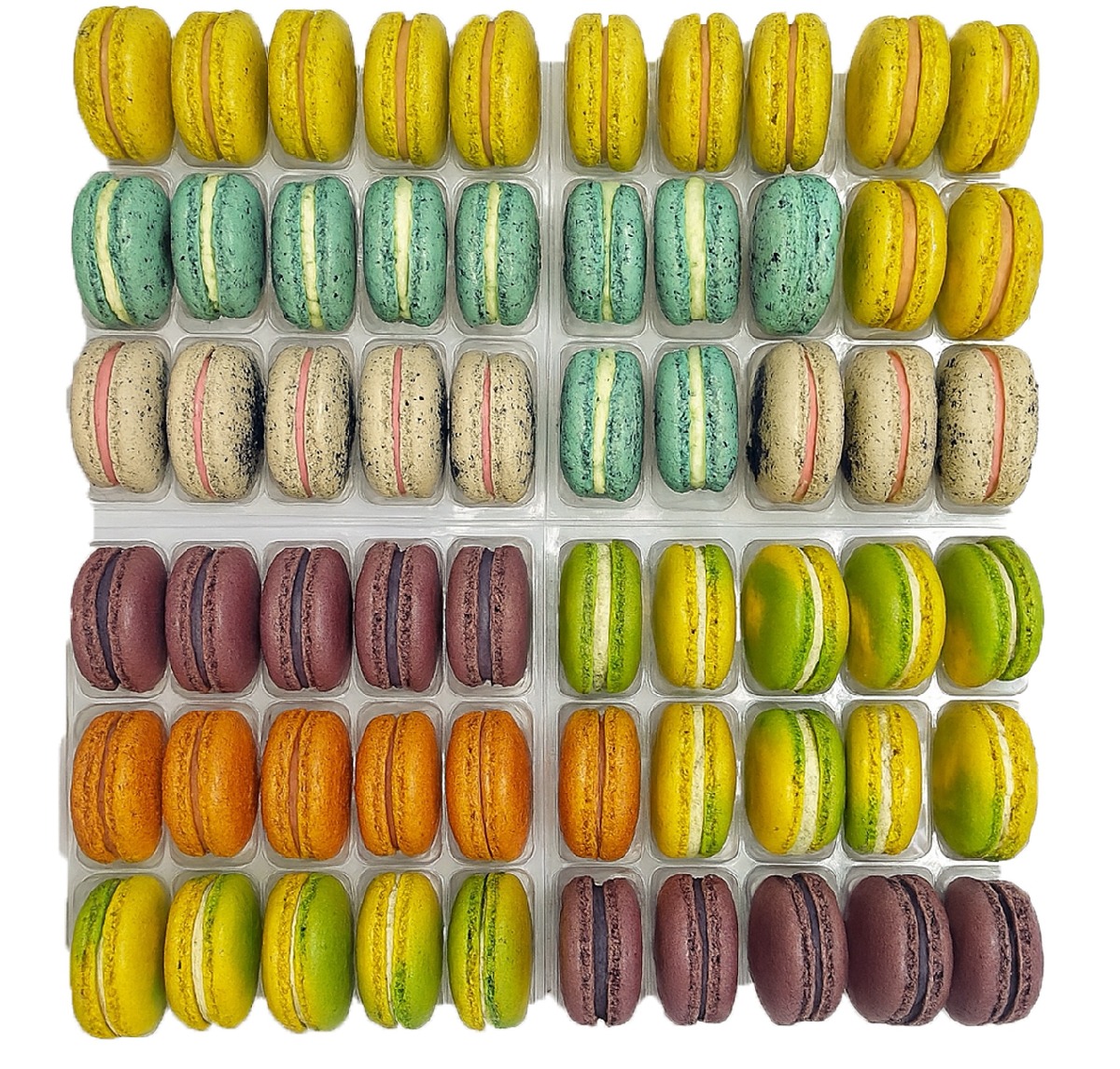 Макаронс ланч MIX 80 шт 